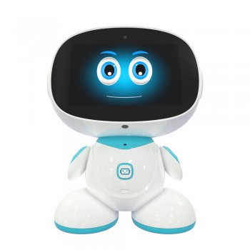 Социальный семейный робот компаньон с искусственным интеллектом Misa, голубой