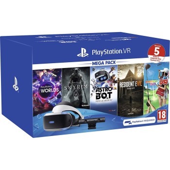 Комплект PlayStation VR Mega Pack V2 MK4  + камера + 5 игр ( 2 ревизия ) CUH-ZVR2