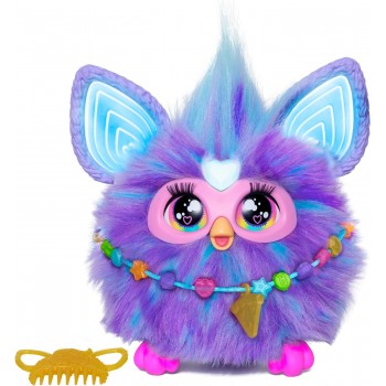Интерактивная плюшевая игрушка Hasbro Furby 2023 фиолетовый с управлением голосом