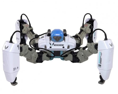Игровой робот- паук с AR: Mekamon Berserker V2 Черный/ Белый Reach Robotics