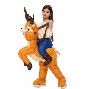 Надувной костюм  детский Наездник на олене  