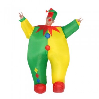 Надувной костюм Клоуна для взрослого
