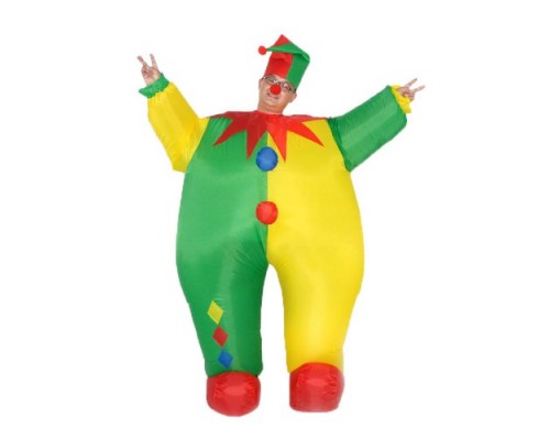 Надувной костюм Клоуна для взрослого