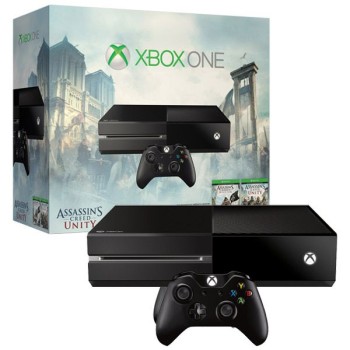 Игровая приставка Xbox One Microsoft 500Gb+код Assassins Creed Unity/Black Flag