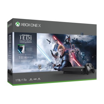 Игровая приставка Microsoft Xbox One X 1TB + Star Wars Jedi Fallen Order