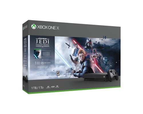 Игровая приставка Microsoft Xbox One X 1TB + Star Wars Jedi Fallen Order