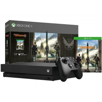 Игровая приставка Microsoft Xbox One X 1TB + Tom Clancy's The Division 2