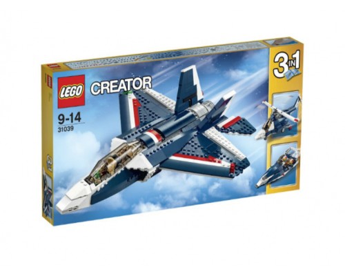 Конструктор LEGO Creator Синий реактивный самолет Арт. 31039, 608 дет.