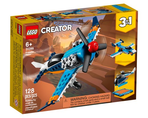 Конструктор LEGO Creator Винтовой самолёт Арт. 31099, 128 дет.