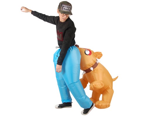 Карнавальный костюм для Хэллоуина надувной костюм с забавной собакой