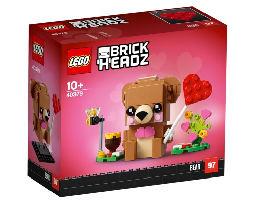 Конструктор Lego BrickHeadz Мишка на День св. Валентина Арт. 40379, 150 дет.