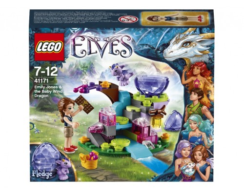 Конструктор Lego Elves Дракончик Ветра Арт. 41171, 80 дет.