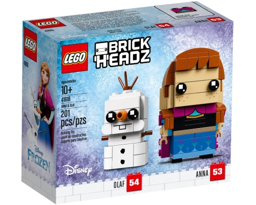Конструктор Lego BrickHeadz Анна и Олаф Арт. 41618, 201 дет.
