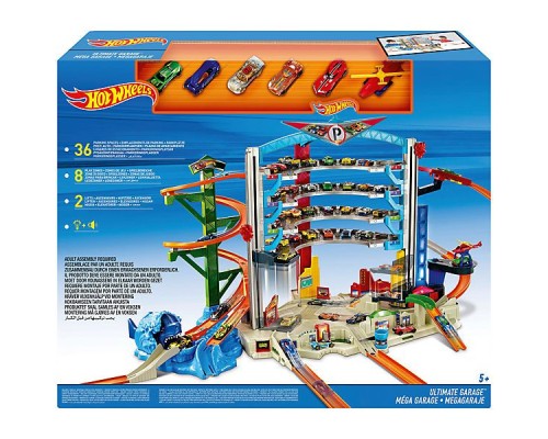Автотрек Hot Wheels "Невообразимый гараж Mattel"