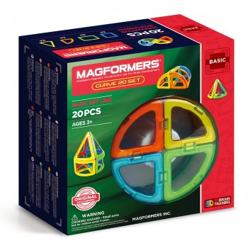 Магнитный конструктор Magformers Curve Basic  Арт. 701010, 20 дет.