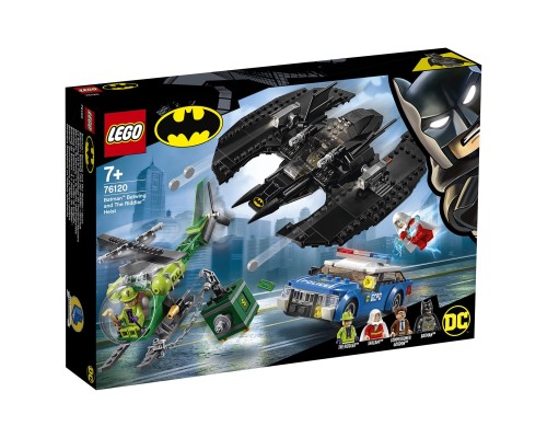 Конструктор LEGO DC Super Heroes Бэткрыло Бэтмена и ограбление Загадочника Арт. 76120, 489 дет.