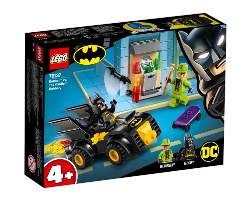 Конструктор LEGO DC Super Heroes Бэтмен и ограбление Загадочника Арт. 76137, 59 дет.