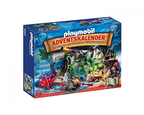 Конструктор Playmobil Адвент-календарь: Пираты, арт.70322, 120 дет.