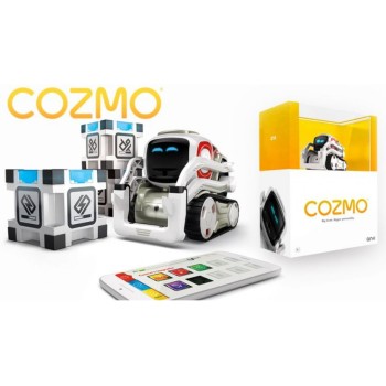Робот Anki Cozmo с сумкой и набором цветных гусениц
