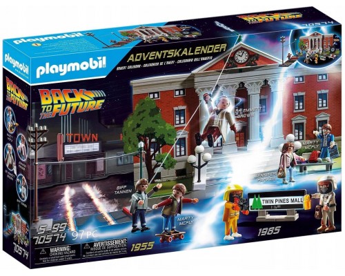 Конструктор Playmobil Адвент календарь Назад в будущее арт.70574, 97 дет.