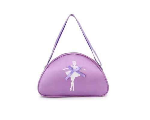 Спортивная сумка для танцев "Балерина" Сиреневая, сумка для чешек