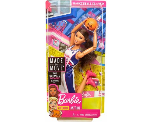 Кукла Barbie Made to move Баскетболистка