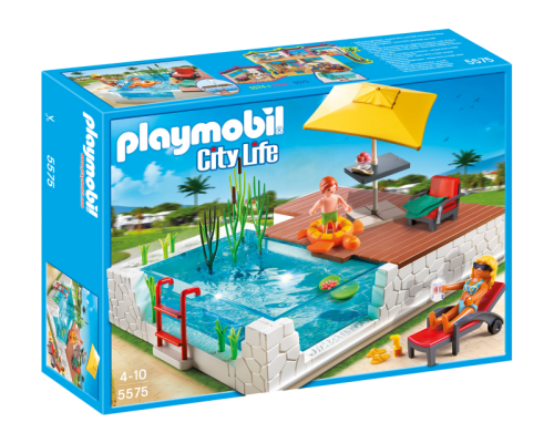 Конструктор Playmobil Бассейн для виллы арт.5575, 39 дет.