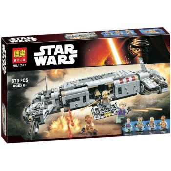 Конструктор BELA SPACE WARS Военный транспорт Сопротивления Арт. 10577, 670 деталей