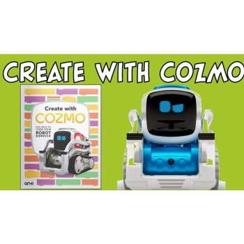 Книга "Create with Cozmo"  для обучения программированию. Anki Kid's Coding Book, Create with Cozmo: Детская книга по кодированию «Создавайте с Cozmo: увлекательные способы закодировать своего робота-помощника»