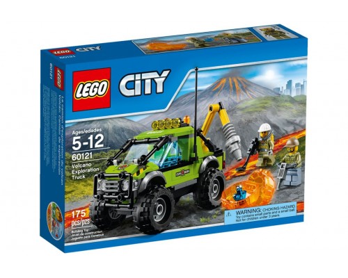 Конструктор LEGO City Грузовик Исследователей Вулканов, Арт. 60121, 175 дет.