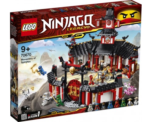 Конструктор LEGO Ninjago Монастырь Кружитцу Арт. 70670, 1070 дет.