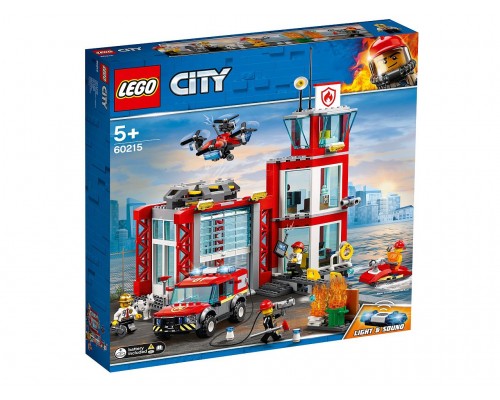 Конструктор LEGO City Пожарное депо Арт. 60215, 509 дет.
