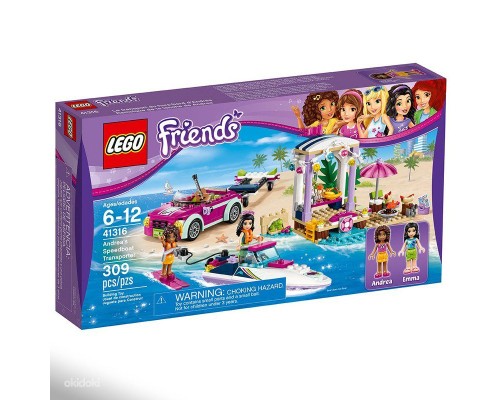Конструктор LEGO Friends Скоростной катер Андреа Арт. 41316, 309 дет.