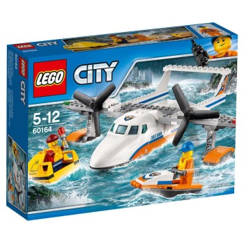 Конструктор LEGO City Спасательный самолет береговой охраны Арт.60164, 141 дет.