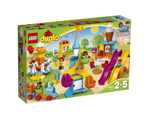 Конструктор LEGO Duplo Большой парк аттракционов  Арт. 10840, 106 дет.