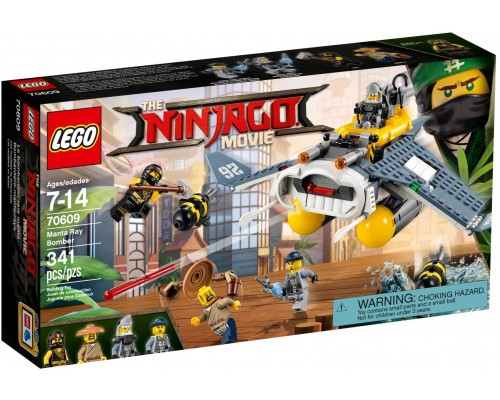 Конструктор LEGO Ninjago Бомбардировщик Морской дьявол Арт. 70609, 341 дет.
