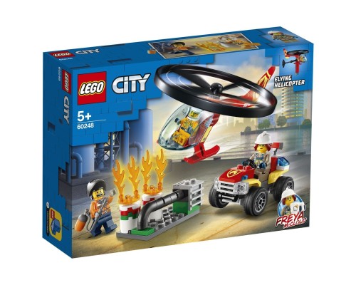Конструктор LEGO City Пожарный спасательный вертолет Арт. 60248, 93 дет.