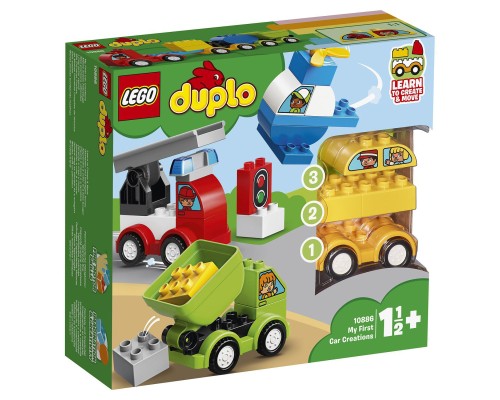 Конструктор LEGO Duplo Мои первые машинки Арт. 10886, 34 дет.