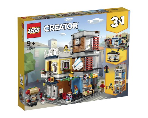 Конструктор LEGO Creator Зоомагазин и кафе в центре города Арт. 31097, 969 дет.