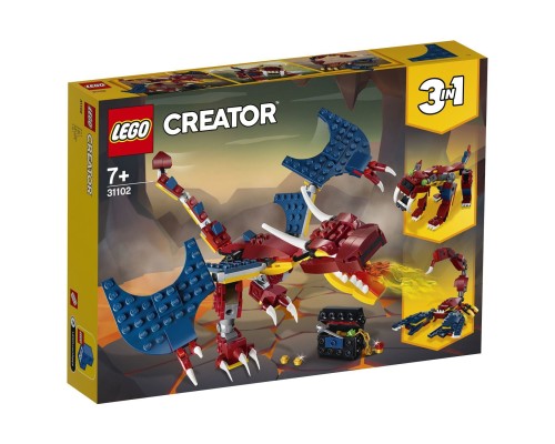 Конструктор LEGO Creator Огненный дракон Арт. 31102, 234 дет.