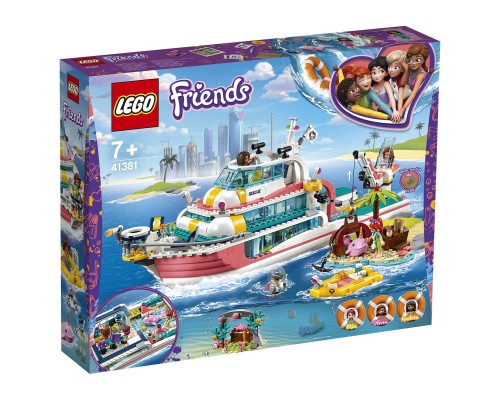 Конструктор LEGO Friends Катер для спасательных операций Арт. 41381, 908 дет.