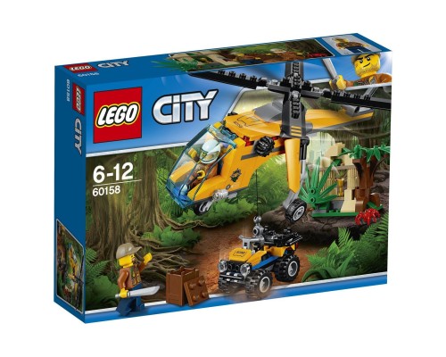 Конструктор LEGO City Грузовой вертолет исследователей джунглей Арт. 60158, 201 дет.