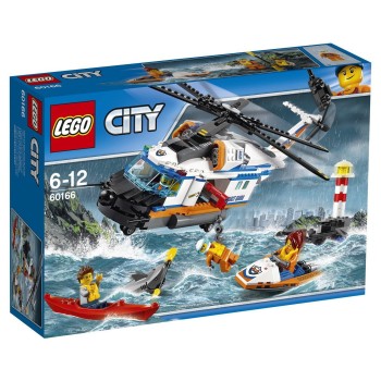 Конструктор LEGO City Сверхмощный спасательный вертолет Арт. 60166, 415 дет.