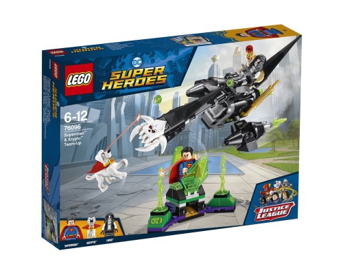 Конструктор LEGO Super Heroes Супермен и Крипто объединяют усилия Арт. 76096, 199 дет.