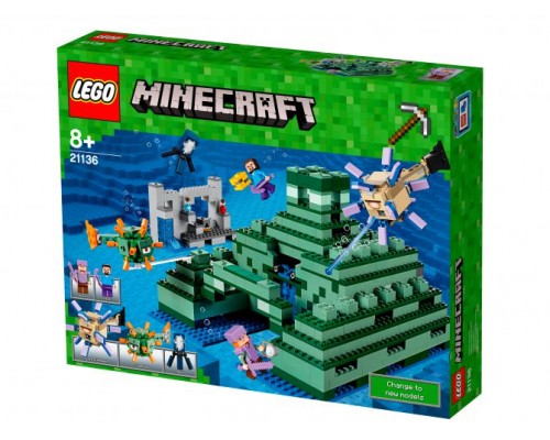 Конструктор LEGO Minecraft Подводная крепость Арт. 21136, 1122 дет.
