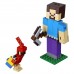 Конструктор LEGO Minecraft Стив с попугаем Арт. 21148, 159 дет.