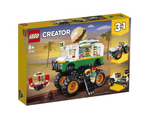 Конструктор LEGO Creator Грузовик Монстрбургер Арт. 31104, 499 дет.