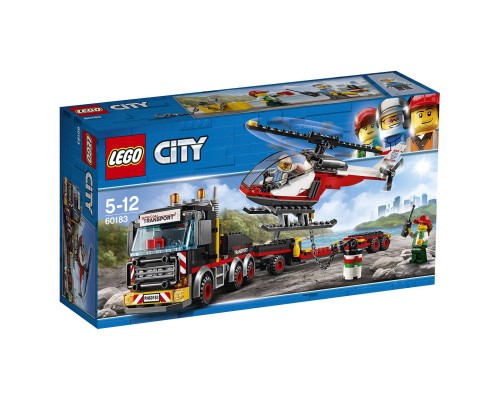 Конструктор LEGO City Перевозчик вертолета Арт. 60183, 310 дет.