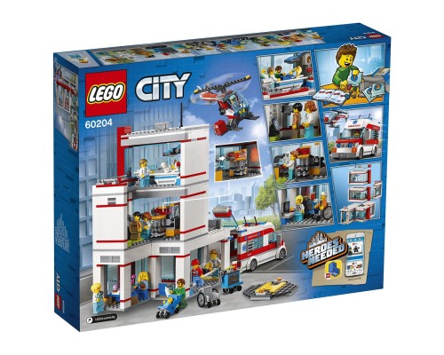 Конструктор LEGO City Городская больница Арт. 60204, 861 дет.