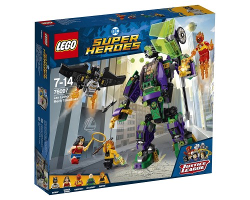 Конструктор LEGO Super Heroes Сражение с роботом Лекса Лютора Арт. 76097, 406 дет.